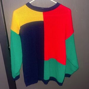 Cricket Lane Vintage Colorblock Sweater SEND BEST OFFER